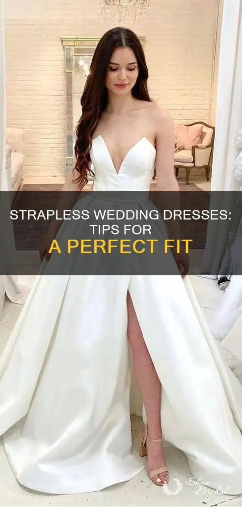 how to rock a strapless wedding dress