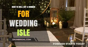 Elegant Aisle Runner Roll-Out: A Step-by-Step Wedding Guide