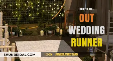 Elegant Wedding Aisle: Step-by-Step Guide to Rolling Out Your Runner