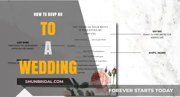 Declining a Wedding Invite: The Polite Way