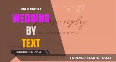 RSVPing to a Wedding: Texting Etiquette