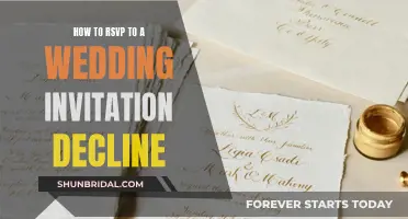 Declining a Wedding Invitation: The Right Way to RSVP