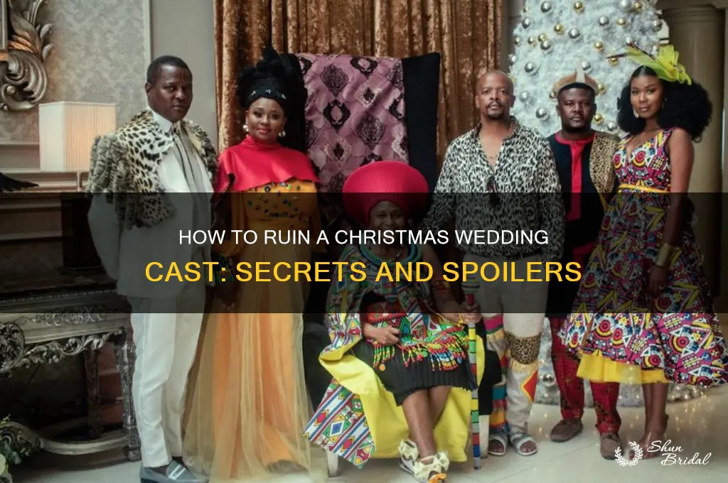 how to ruin a christmas wedding cast