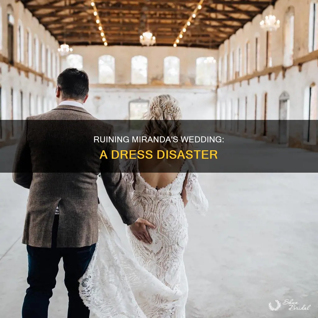how to ruin a wedding dress fanfiction miranda