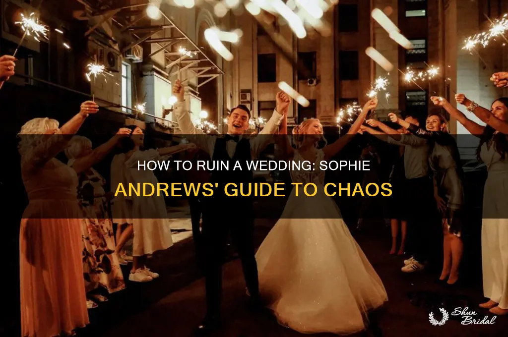 how to ruin a wedding sophie andrews