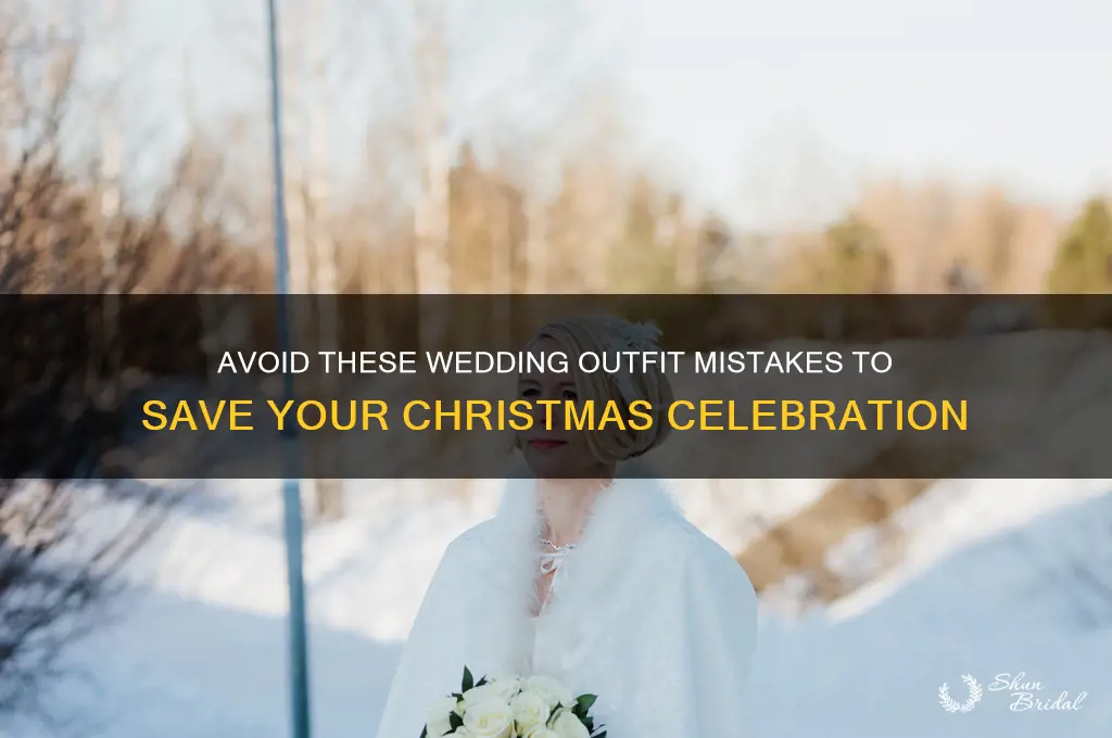 how to ruin christmas the wedding outfits