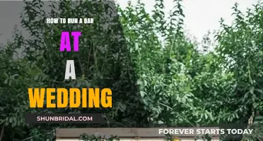 Cheers to Love: A Guide to Running a Wedding Bar