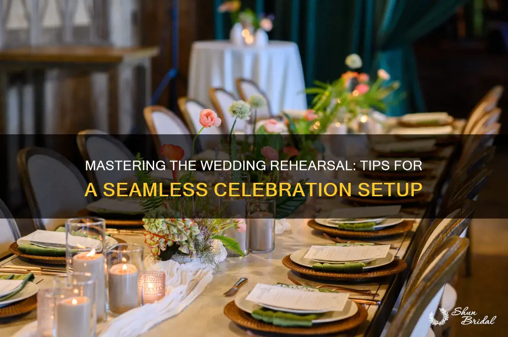 how to run a successful wedding rehearsal