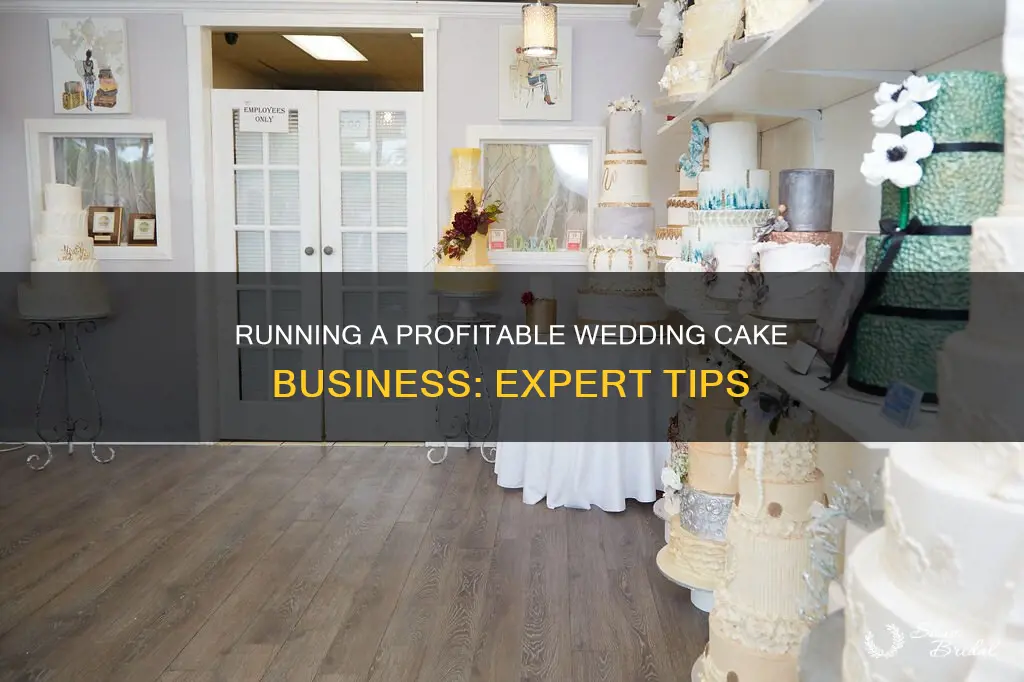 how to run a wedding cake business