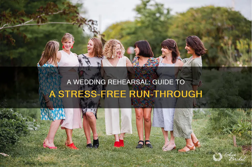 how to run a wedding rehearsal
