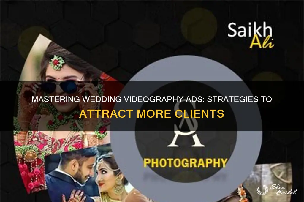 how to run ads for a wedding vidoe busness