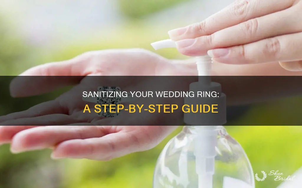 how to sanitize wedding ring