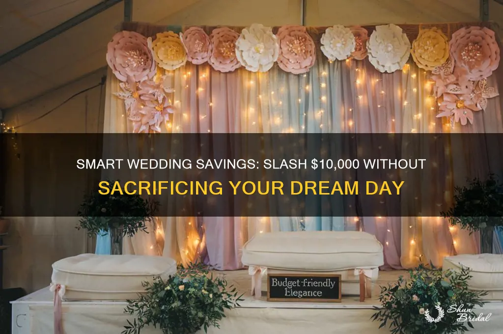 how to save 10000 on your wedding