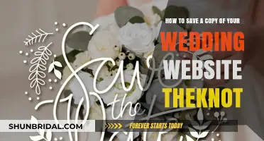 Preserve Your Memories: Saving Your Wedding Website on The Knot