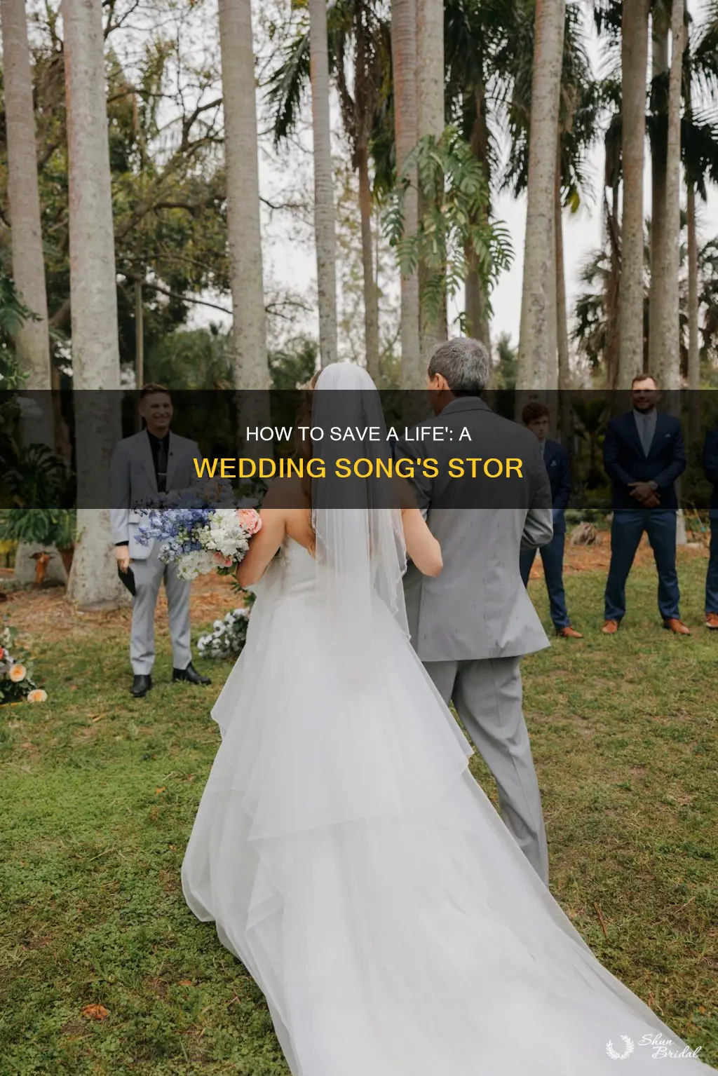 how to save a life wedding song