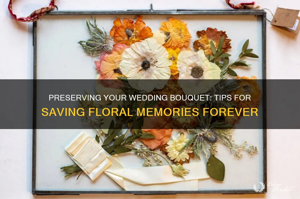 how to save a wedding bouquet