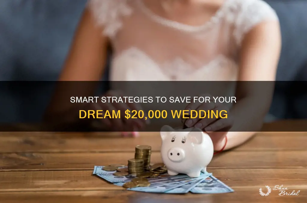 how to save for a 20 000 wedding