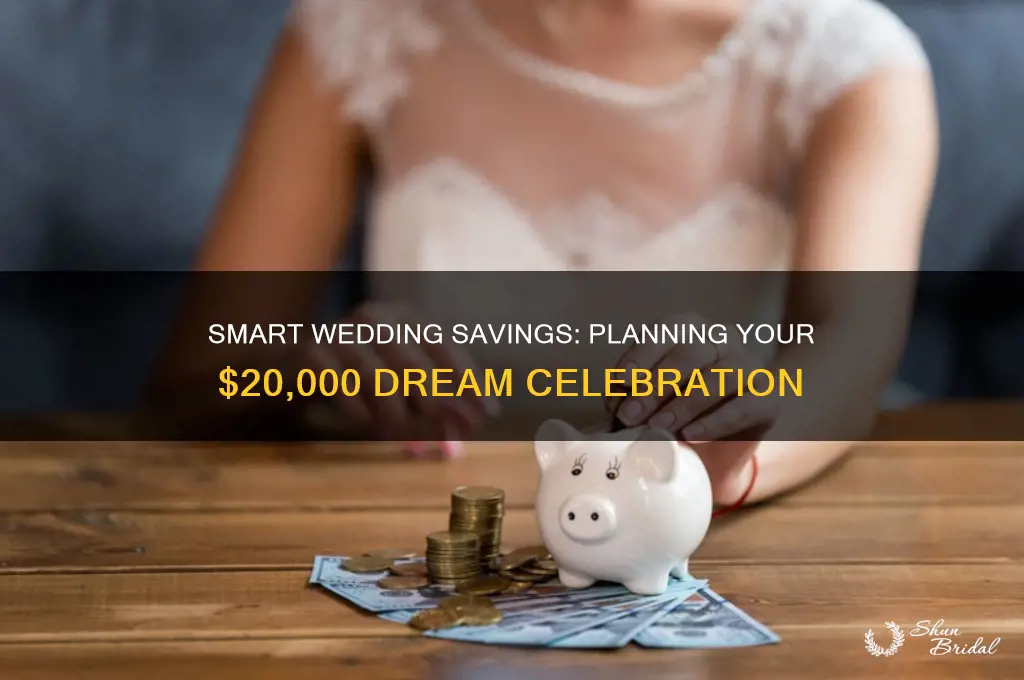 how to save for a 20000 wedding