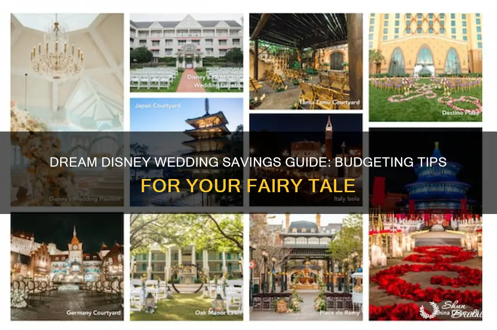 how to save for a disney wedding