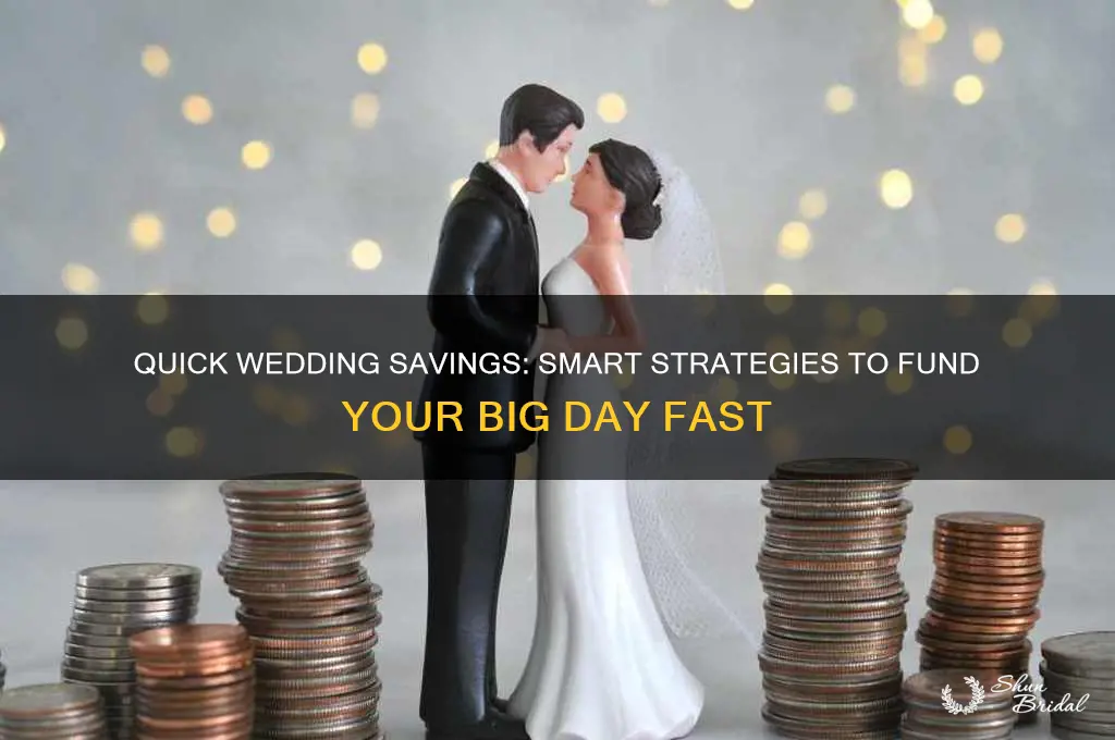 how to save for a wedding fast