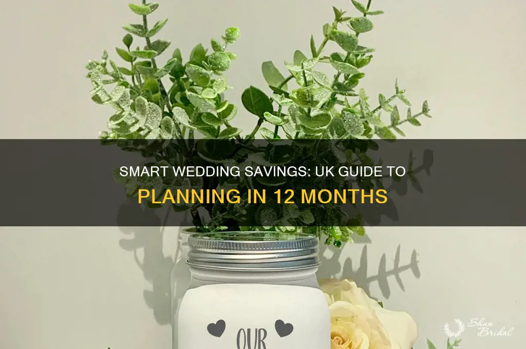 how to save for a wedding in a year uk
