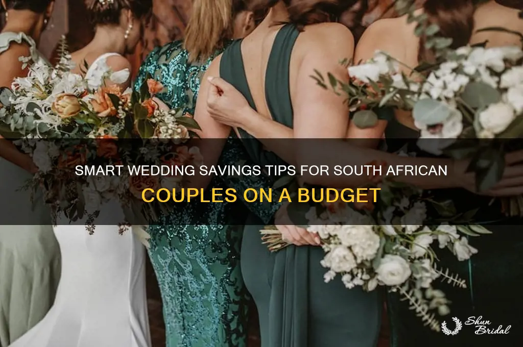 how to save for a wedding in south africa