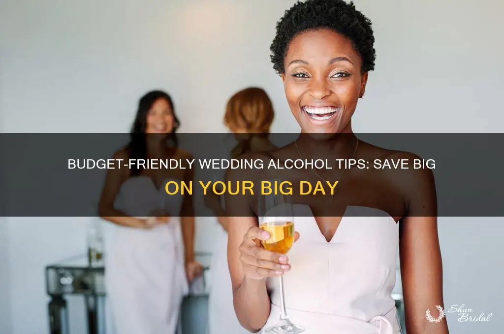 how to save money buying alcohol wedding