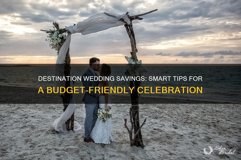 how to save money by having a destination wedding