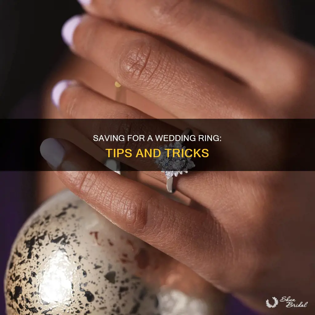 how to save money for a wedding ring