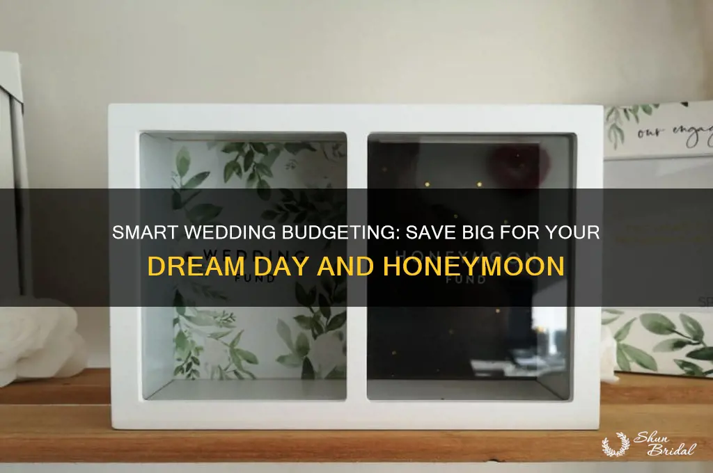 how to save money for wedding and honeymoon