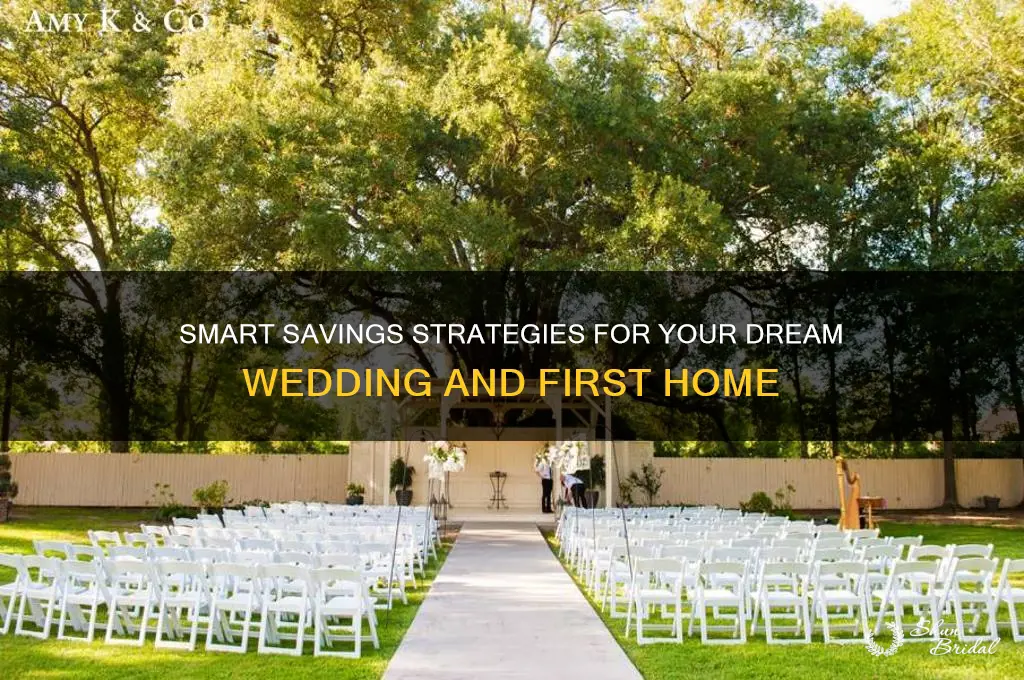 how to save money for wedding and house