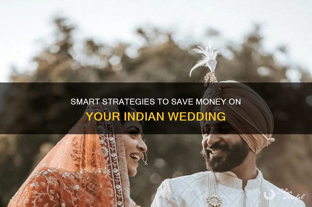 how to save money in indian wedding