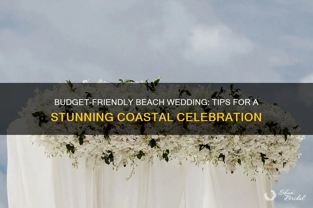 how to save money on a beach wedding