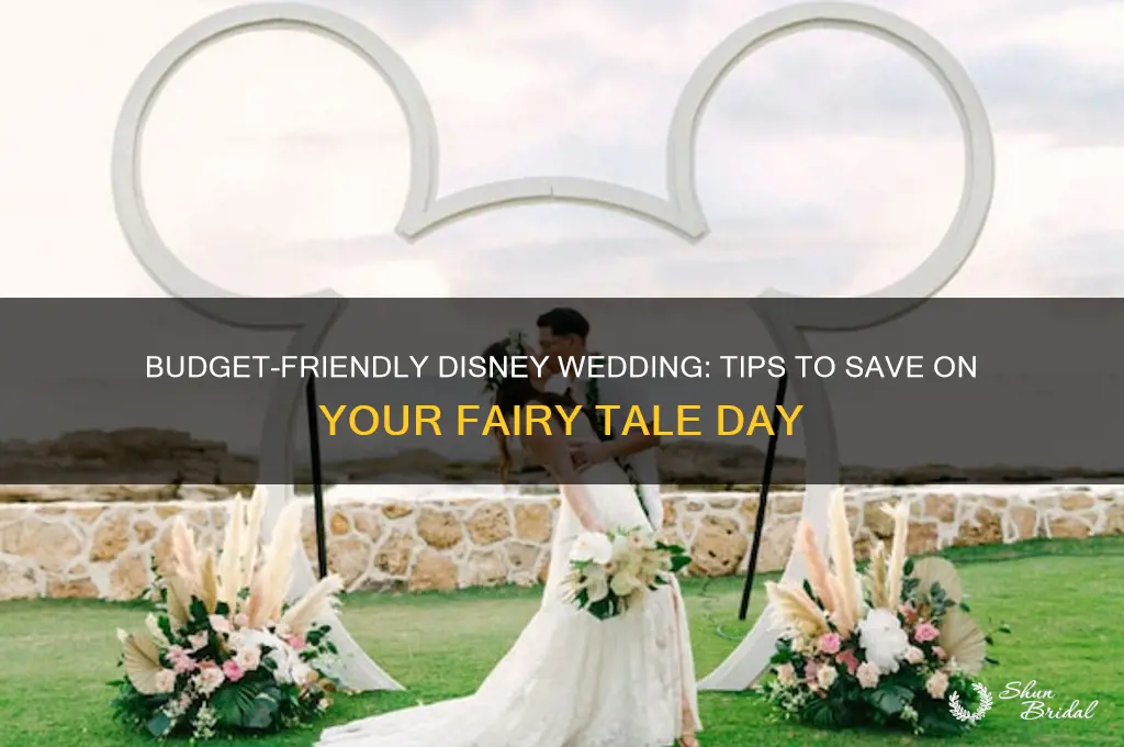 how to save money on a disney wedding
