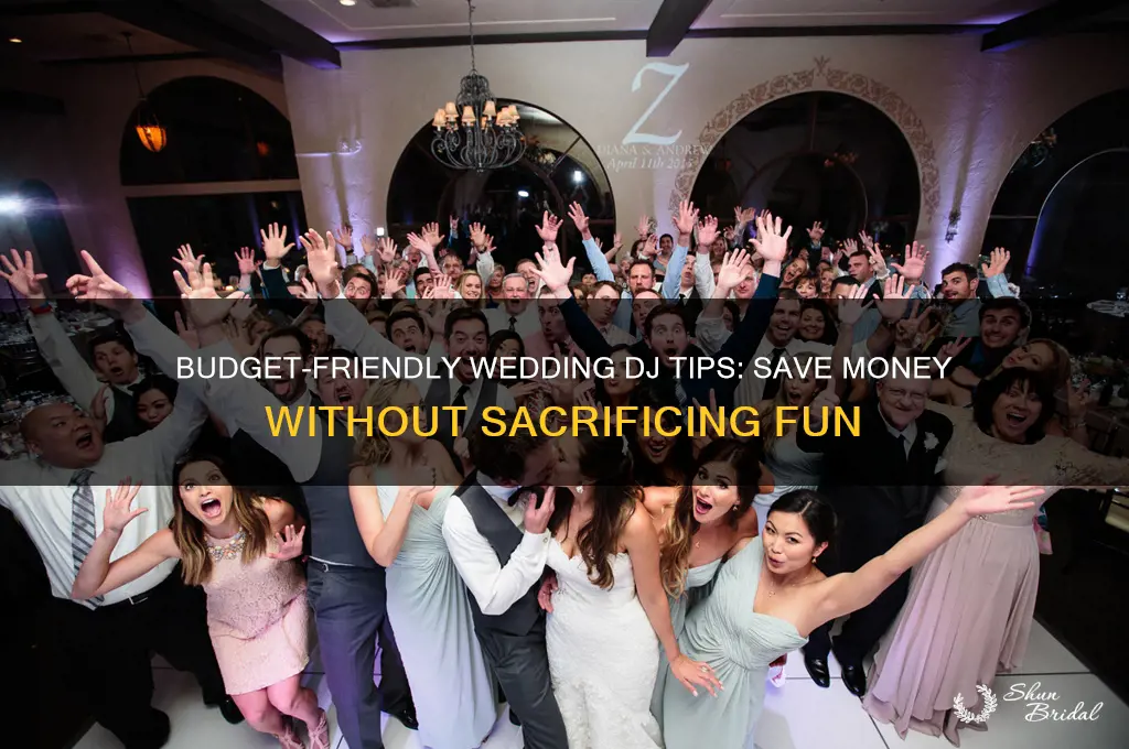 how to save money on a dj for a wedding