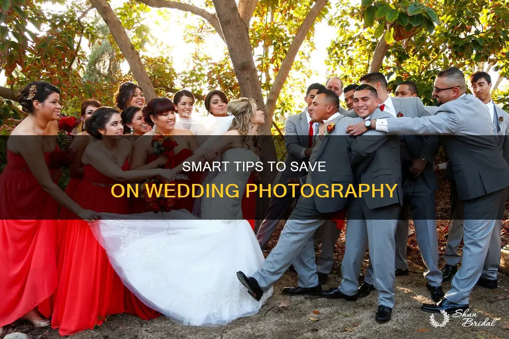 how to save money on a wedding photographer
