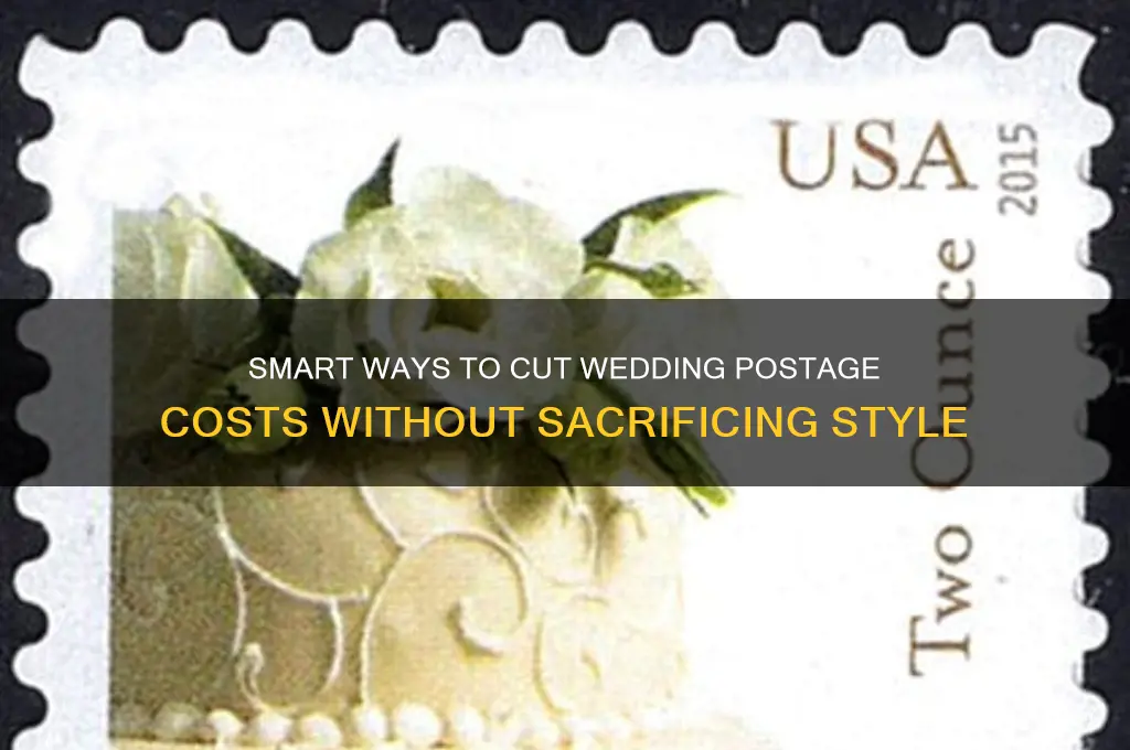 how to save money on postage for wedding