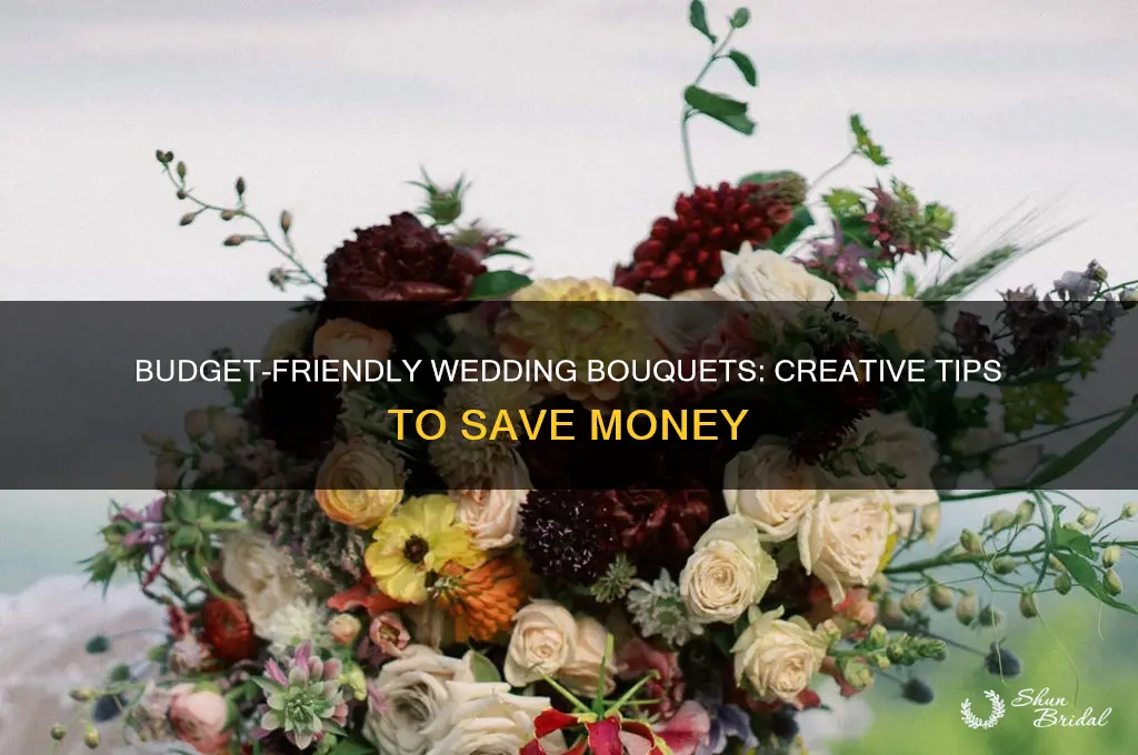 how to save money on wedding bouquet