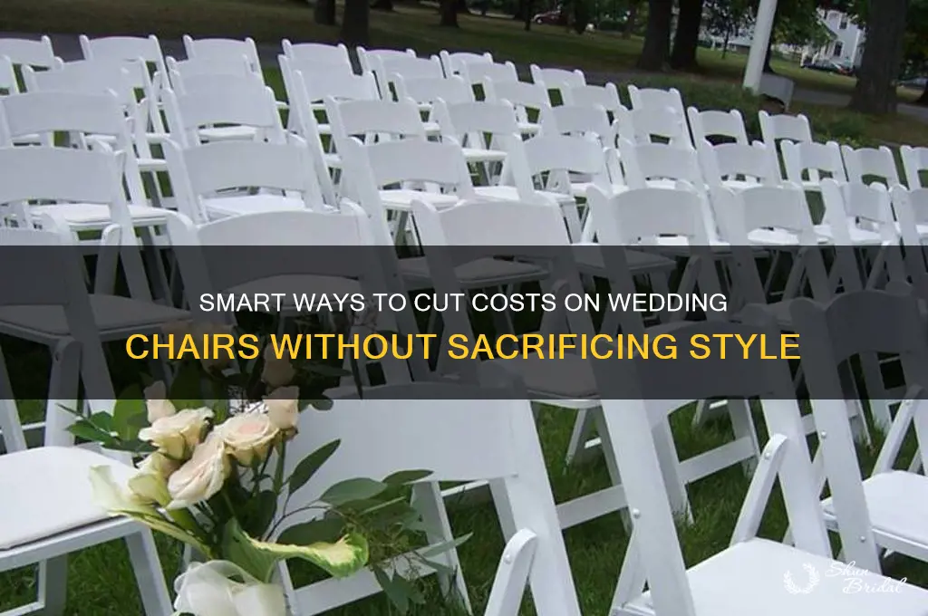 how to save money on wedding chairs