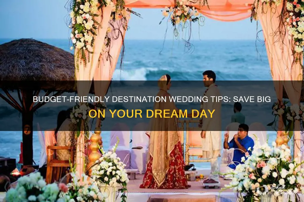 how to save on a destination wedding