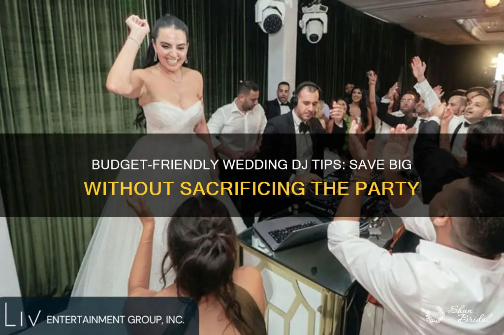 how to save on dj at wedding