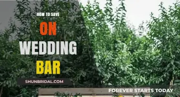 Creative Ways to Cut Costs on Your Wedding Bar