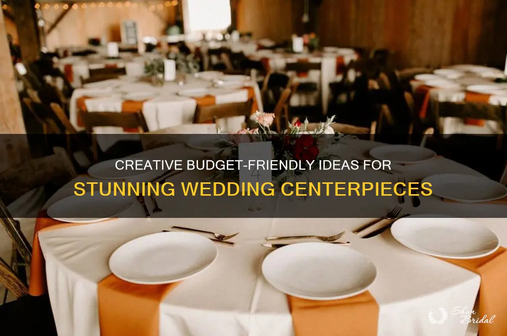 how to save on wedding centerpieces