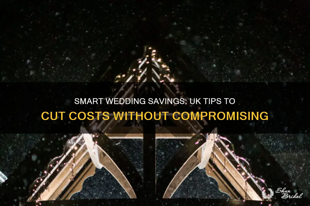 how to save on wedding costs uk