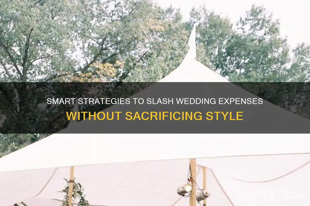 how to save on wedding costs