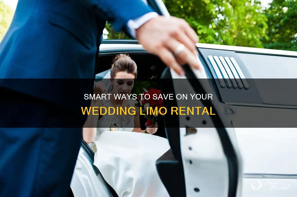 how to save on wedding limo