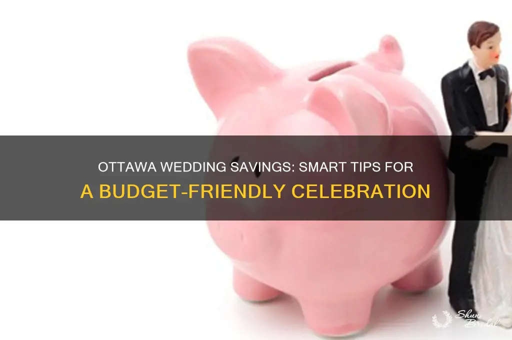 how to save on wedding on ottawa