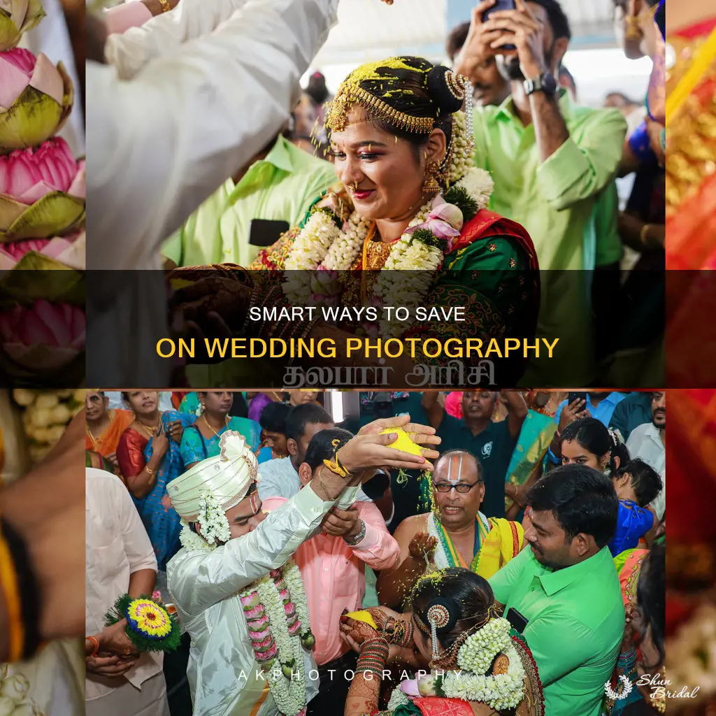 how to save on wedding photography