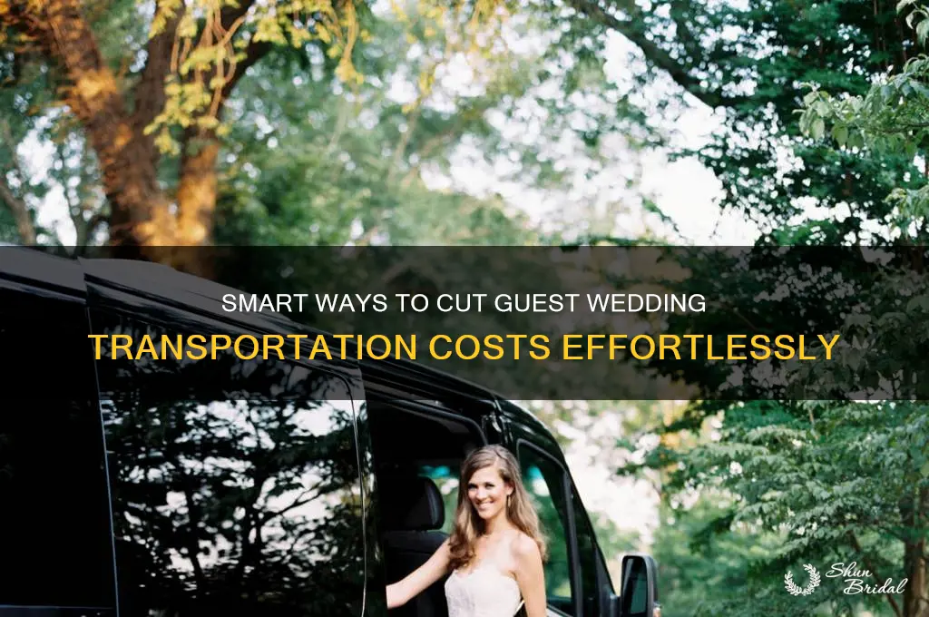 how to save on wedding transportation for guests