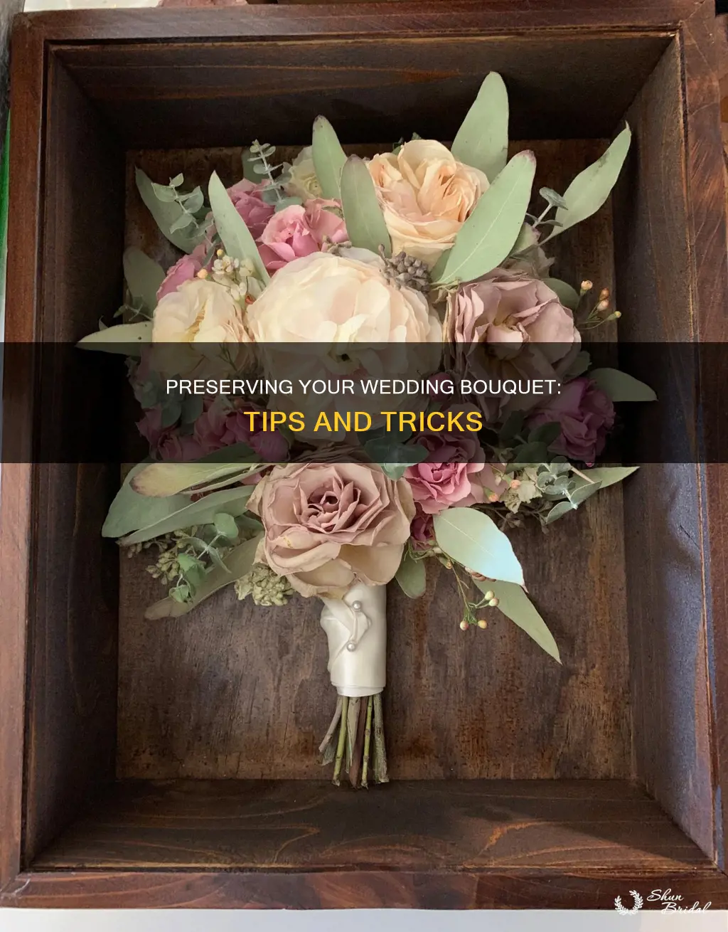 how to save wedding bouquet